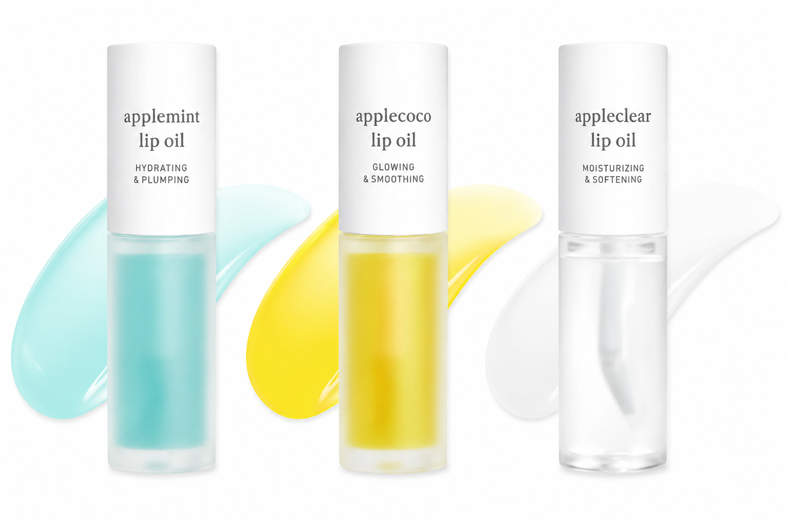 Apple Lip Oil & Lip Stain – Glowing, Tinting & Moisturizing | 16 Shades |  Skincare