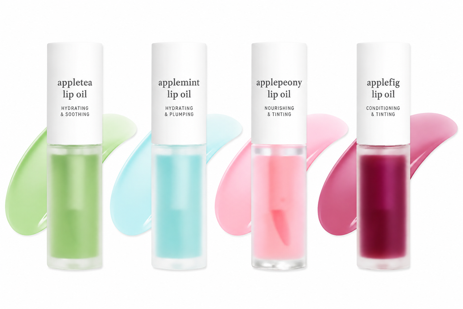 Apple Lip Oil & Lip Stain – Glowing, Tinting & Moisturizing | 16 Shades |  Skincare