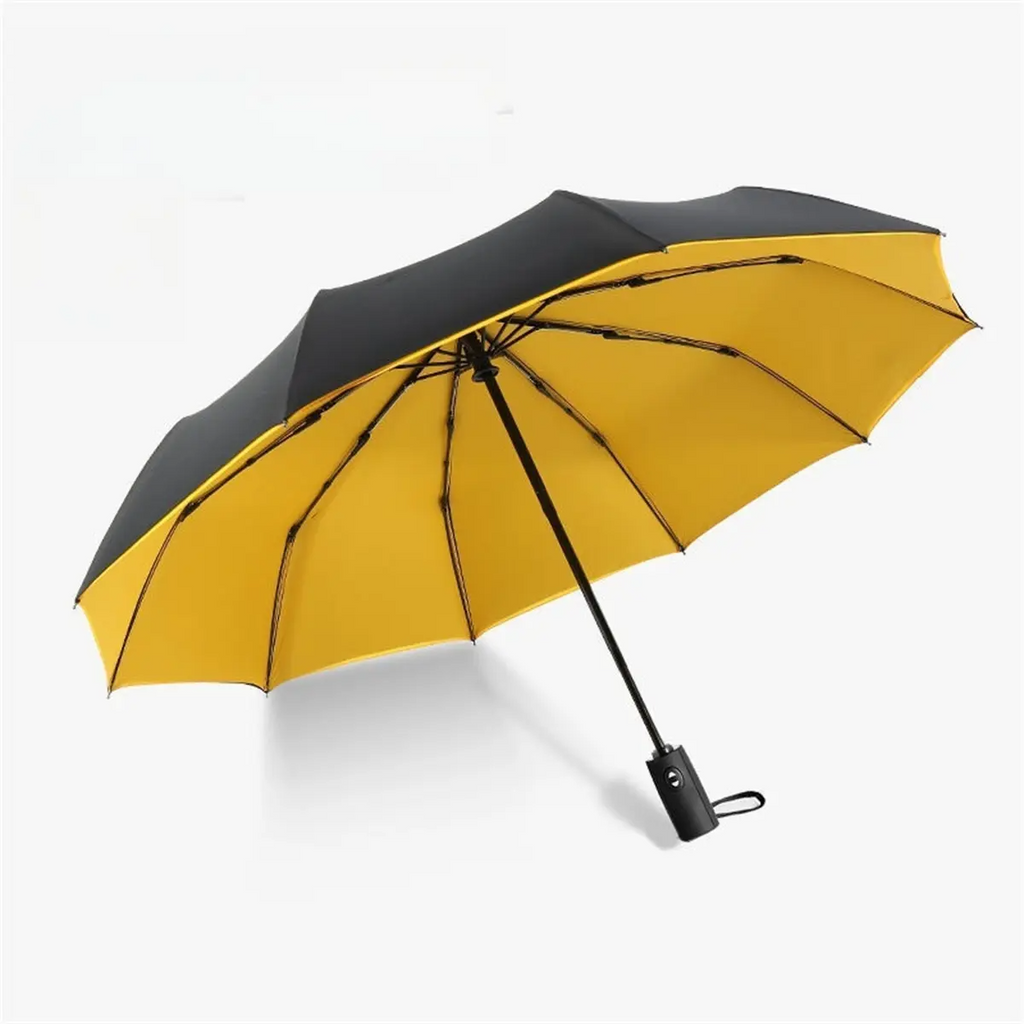Automatic Folding Umbrella, 1 Count/60pcs Portable Rain Umbrella with Loop Buckle, Windproof & Waterproof Umbrella for Men & Women