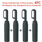 Automatic Folding Umbrella, 1 Count/60pcs Portable Rain Umbrella with Loop Buckle, Windproof & Waterproof Umbrella for Men & Women