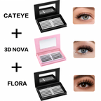 Cluster Lashes Kit – Jelly-Bond Self-Adhesive False Eyelashes with Tweezers