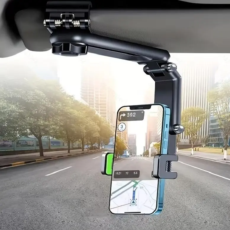 Joytutus Car Phone Mount – Long Arm, 360° Rotatable, Anti-Scratch | Hands-Free Holder for Driving & Vlogging