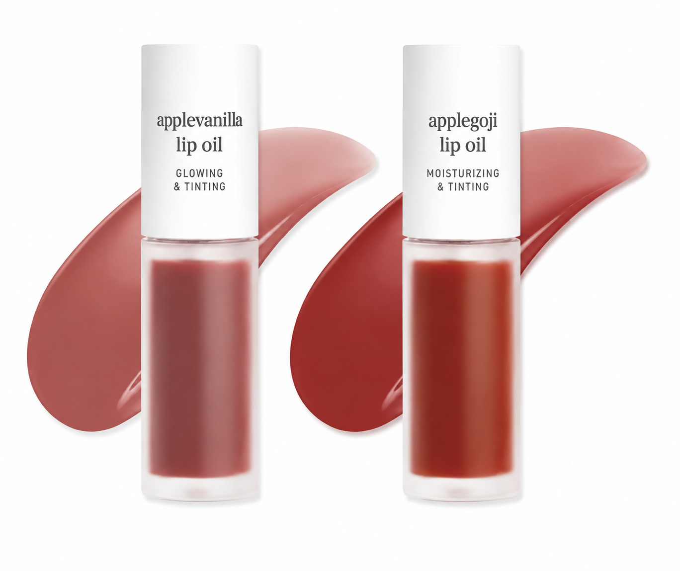 Apple Lip Oil & Lip Stain – Glowing, Tinting & Moisturizing | 16 Shades |  Skincare