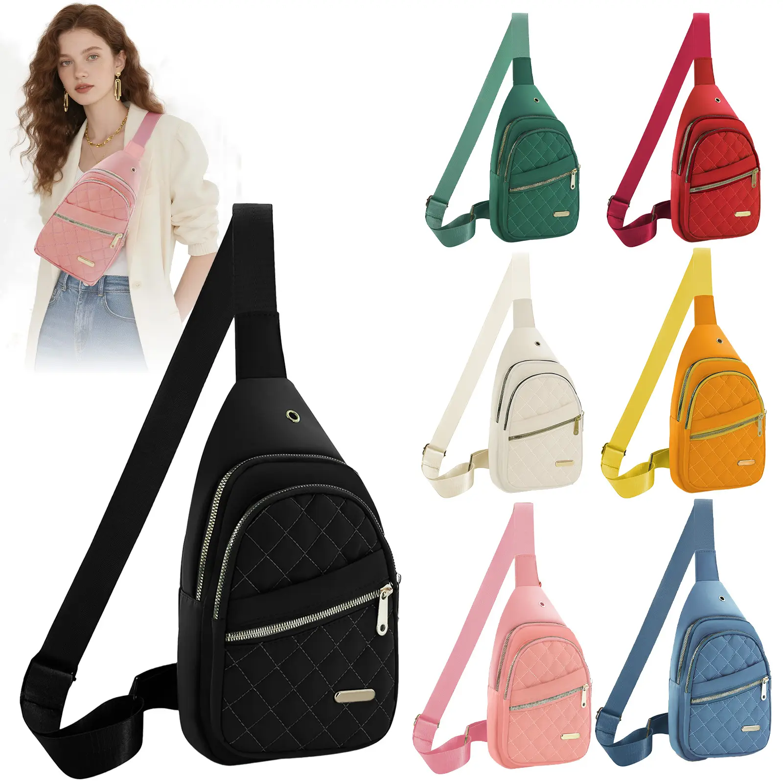 Women's Mini Crossbody Chest Bag – Hiking & Travel Fanny Pack