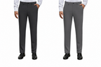 Alimens&Gentle Men's Stretch Dress Pants No Iron Golf Pants Expandable Waist Flat Front Business Casual Formal Pants
