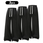 summervibes Men's Solid-Color Drawstring Pants with Curved Blade Design—Casual comfort, relaxed fit suitable for all seasons. Street-style men's trousers perfect for everyday wear and layering. Menswear Beige daily wear pant