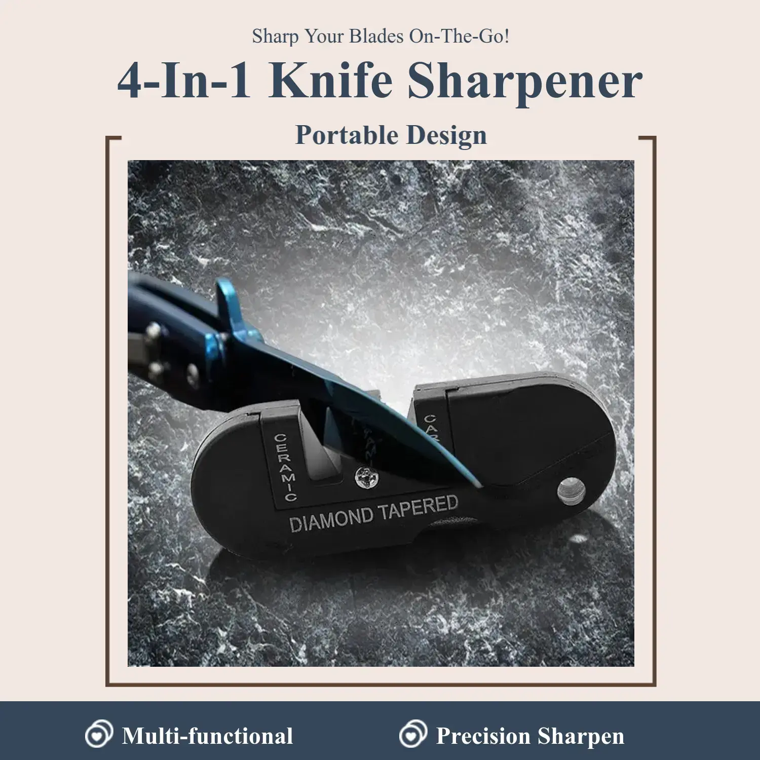 4-in-1 Pocket Knife Sharpener