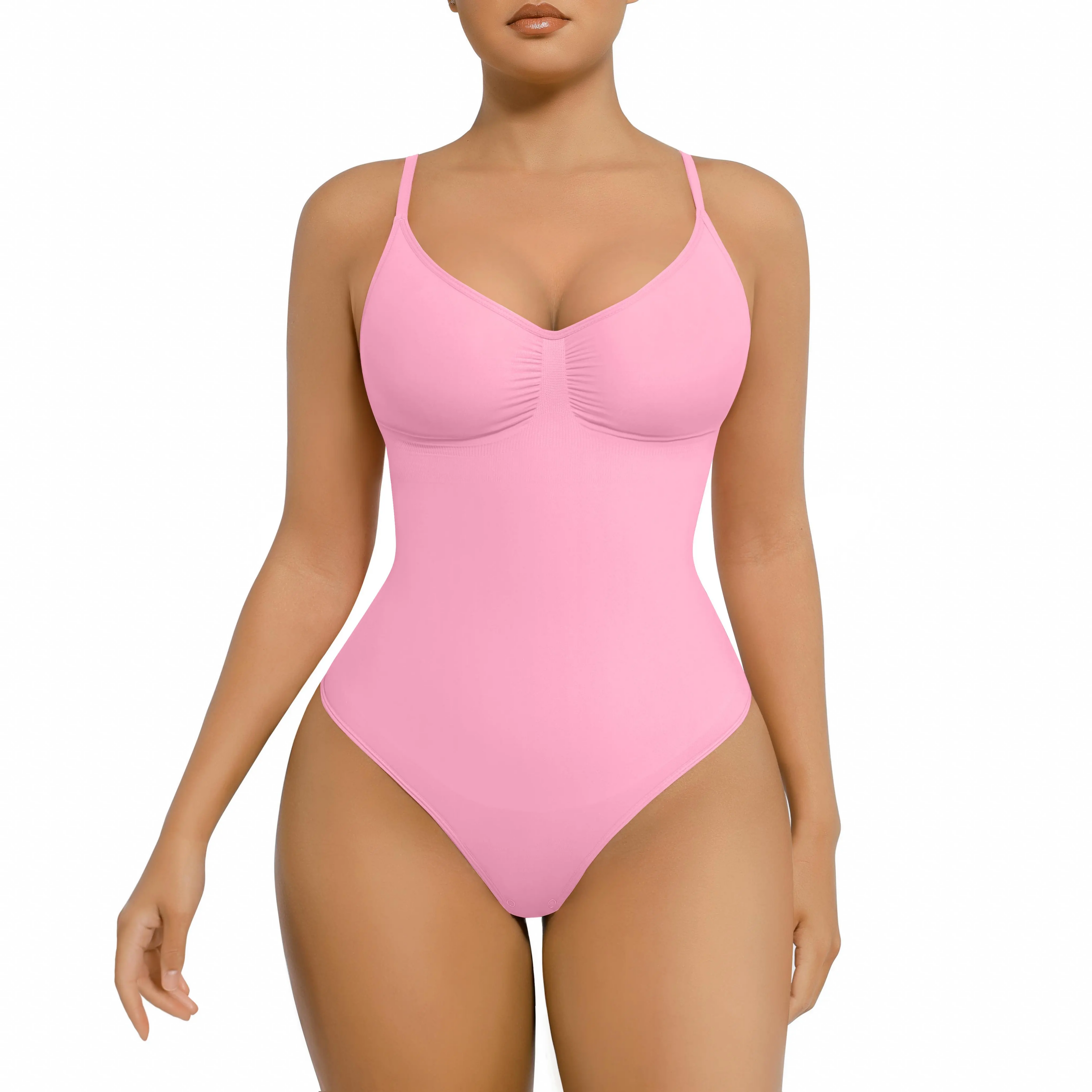 FeelinGirl Thong Bodysuit Shapewear | Seamless Tummy Control & Slimming Bodysuit