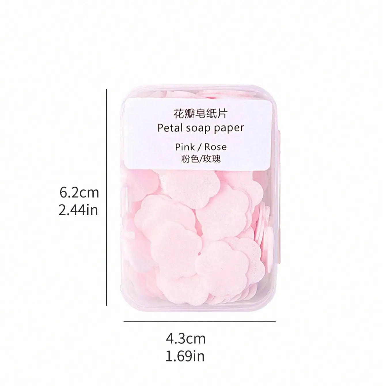 Flower-Shaped Travel Paper Soap Sheets