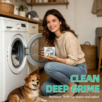 Washing Machine Cleaner Tablets | SOPAMI Deep Clean, Odor Eliminator & Pet-Safe Eco Formula