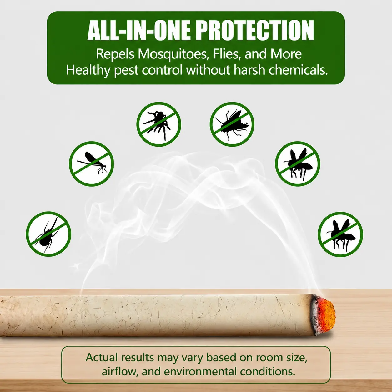 Organic Mugwort & Gastrodia Aromatherapy Sticks – Natural Mosquito Repellent & Sleep Aid