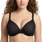 Air Light Breathable Sheer Mesh Halter Bra Plus Size Summer Unlined Full Coverage Bra Underwire