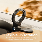 Magnetic Car Phone Mount – 360° Hands-Free Holder for iPhone 17/16/15/14/13/12 | MagSafe Compatible