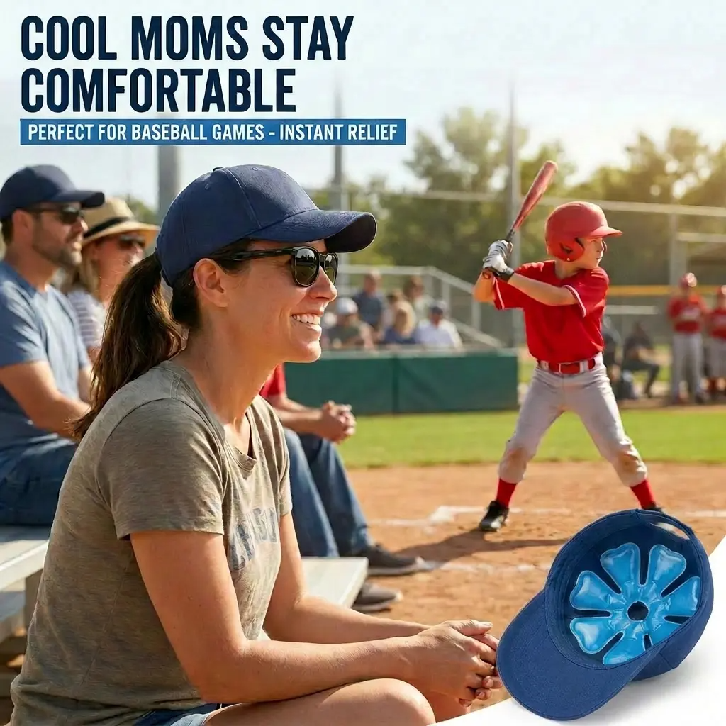 Cooling Gel Ice Pack Inserts for Hard Hats & Sun Hats – Reusable