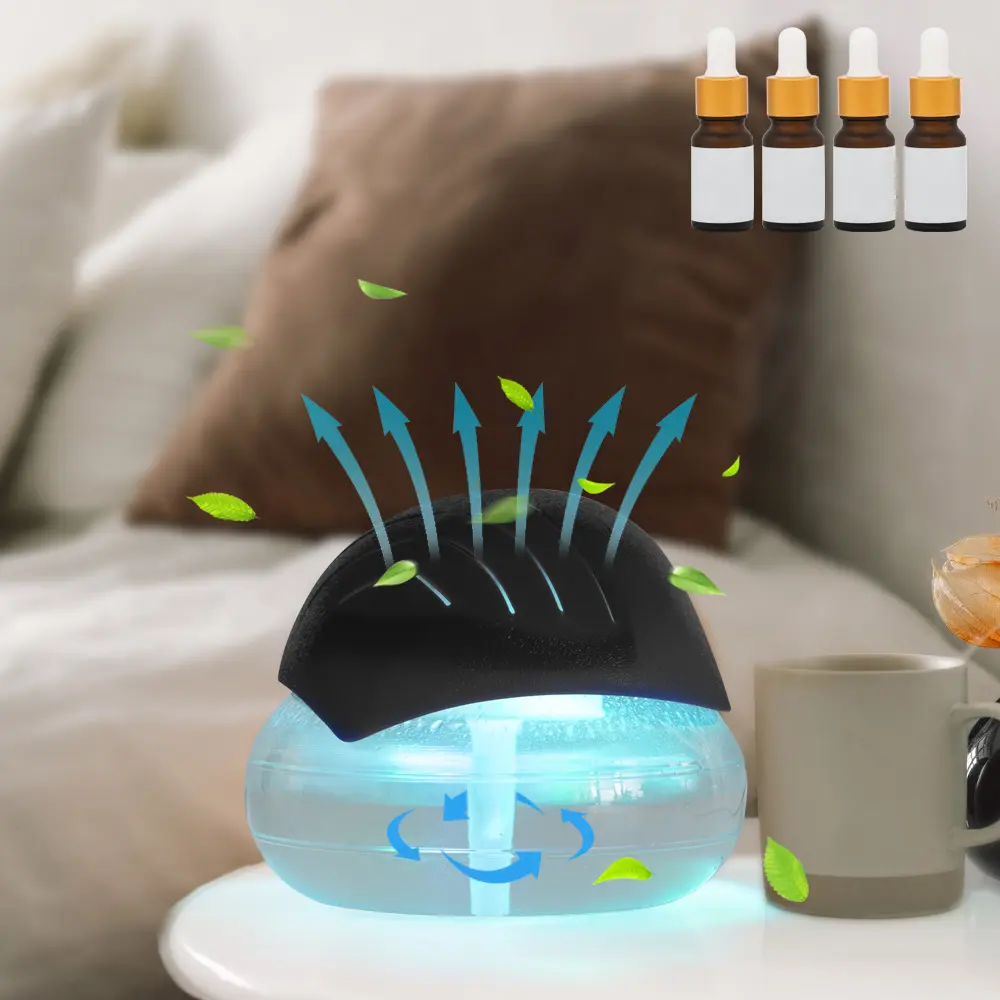 1000ml Humidifier & Essential Oil Diffuser – 7-Color LED, Smoke & Pet Odor Eliminator