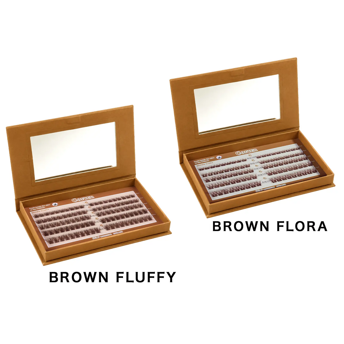 Cluster Lashes Kit – Jelly-Bond Self-Adhesive False Eyelashes with Tweezers