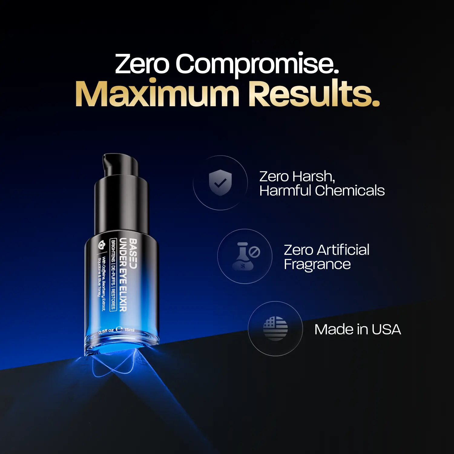 BASED Under Eye Elixir | Brightens, De-Puffs & Restores