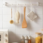 No-Drill Curtain Rod Holders – Adhesive 360° Flexible Brackets