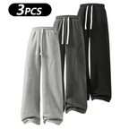 summervibes Men's Solid-Color Drawstring Pants with Curved Blade Design—Casual comfort, relaxed fit suitable for all seasons. Street-style men's trousers perfect for everyday wear and layering. Menswear Beige daily wear pant