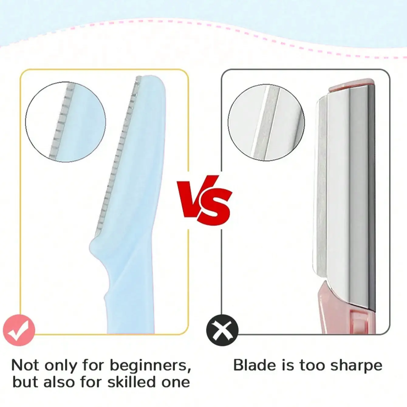 Eyebrow Razor & Facial Hair Trimmer