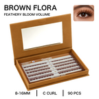 Cluster Lashes Kit – Jelly-Bond Self-Adhesive False Eyelashes with Tweezers