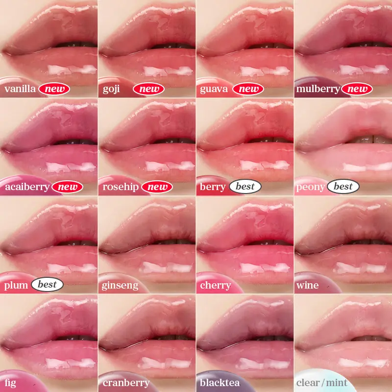 Apple Lip Oil & Lip Stain – Glowing, Tinting & Moisturizing | 16 Shades |  Skincare