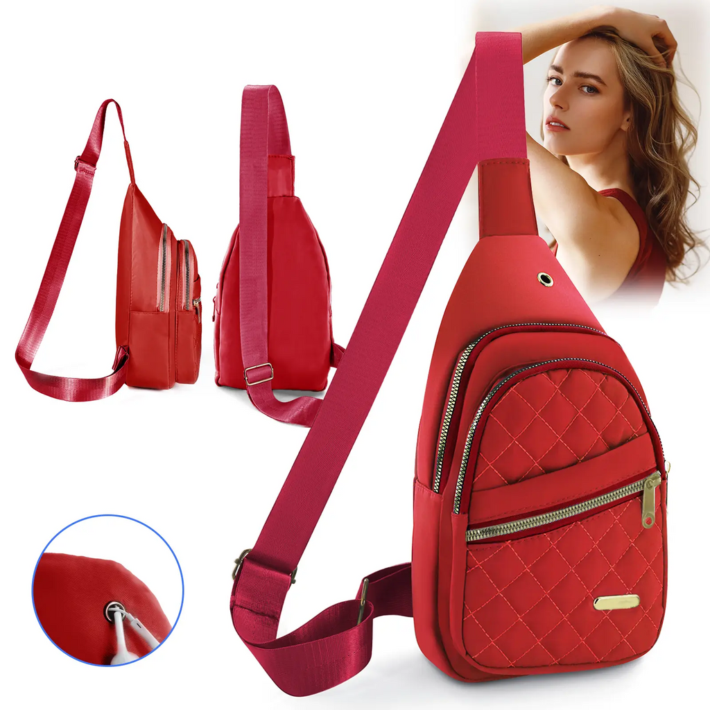 Women's Mini Crossbody Chest Bag – Hiking & Travel Fanny Pack