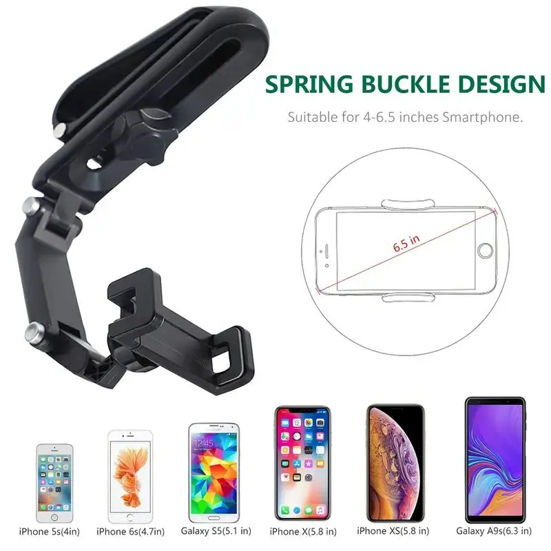 Joytutus Car Phone Mount – Long Arm, 360° Rotatable, Anti-Scratch | Hands-Free Holder for Driving & Vlogging