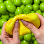 Mango Squishy Stress Ball | Heat-Activated Color Change & ASMR Crunchy Bead Fidget Toy