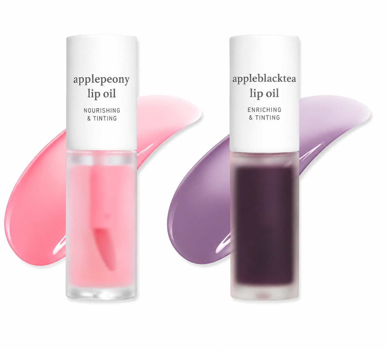 Apple Lip Oil & Lip Stain – Glowing, Tinting & Moisturizing | 16 Shades |  Skincare