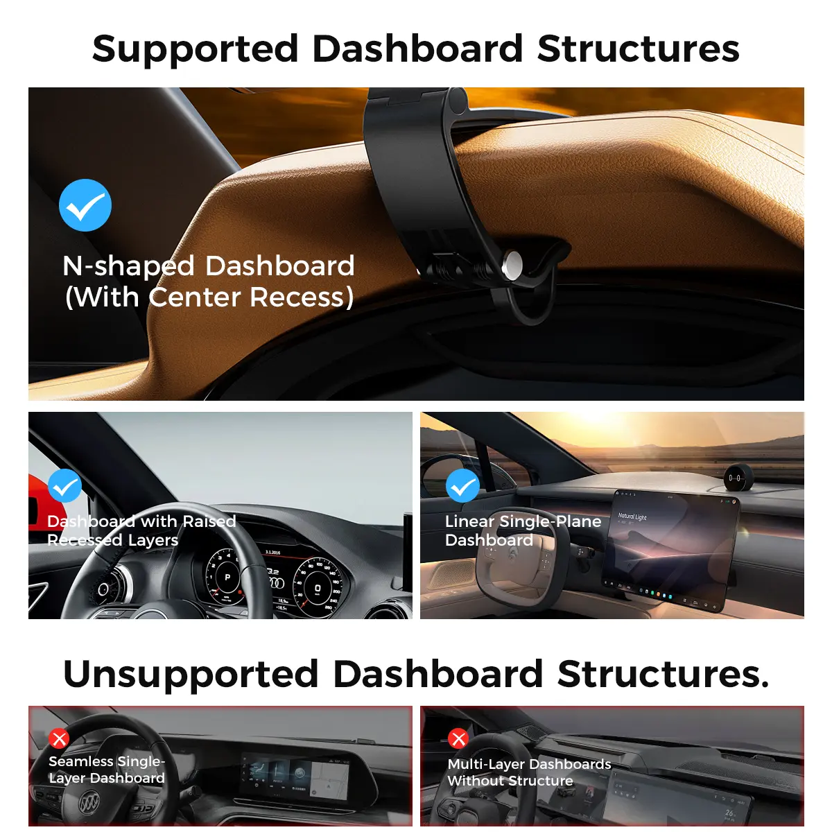 Magnetic Car Phone Mount – 360° Hands-Free Holder for iPhone 17/16/15/14/13/12 | MagSafe Compatible