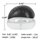 1000ml Humidifier & Essential Oil Diffuser – 7-Color LED, Smoke & Pet Odor Eliminator