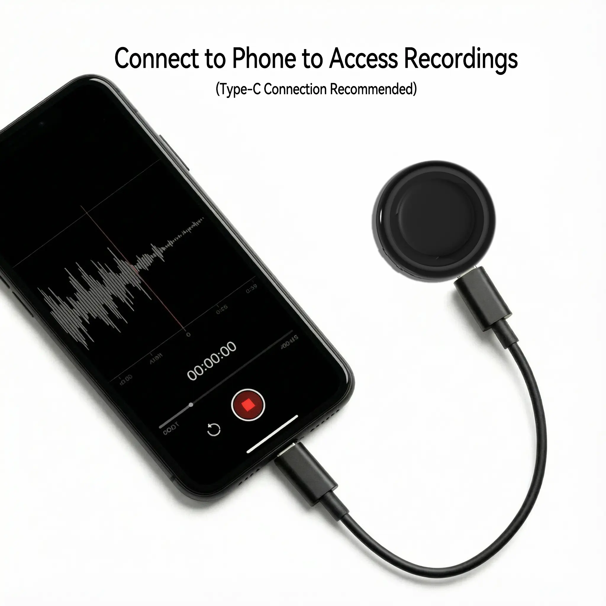 Global GPS Tracker with AI Audio Recorder – Magnetic, 96H Recording