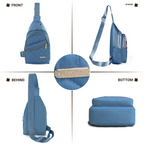 Women's Mini Crossbody Chest Bag – Hiking & Travel Fanny Pack