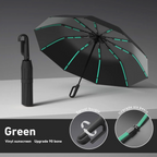 Automatic Folding Umbrella, 1 Count/60pcs Portable Rain Umbrella with Loop Buckle, Windproof & Waterproof Umbrella for Men & Women
