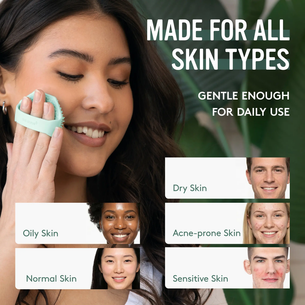 Antimicrobial Silicone Face Scrubber