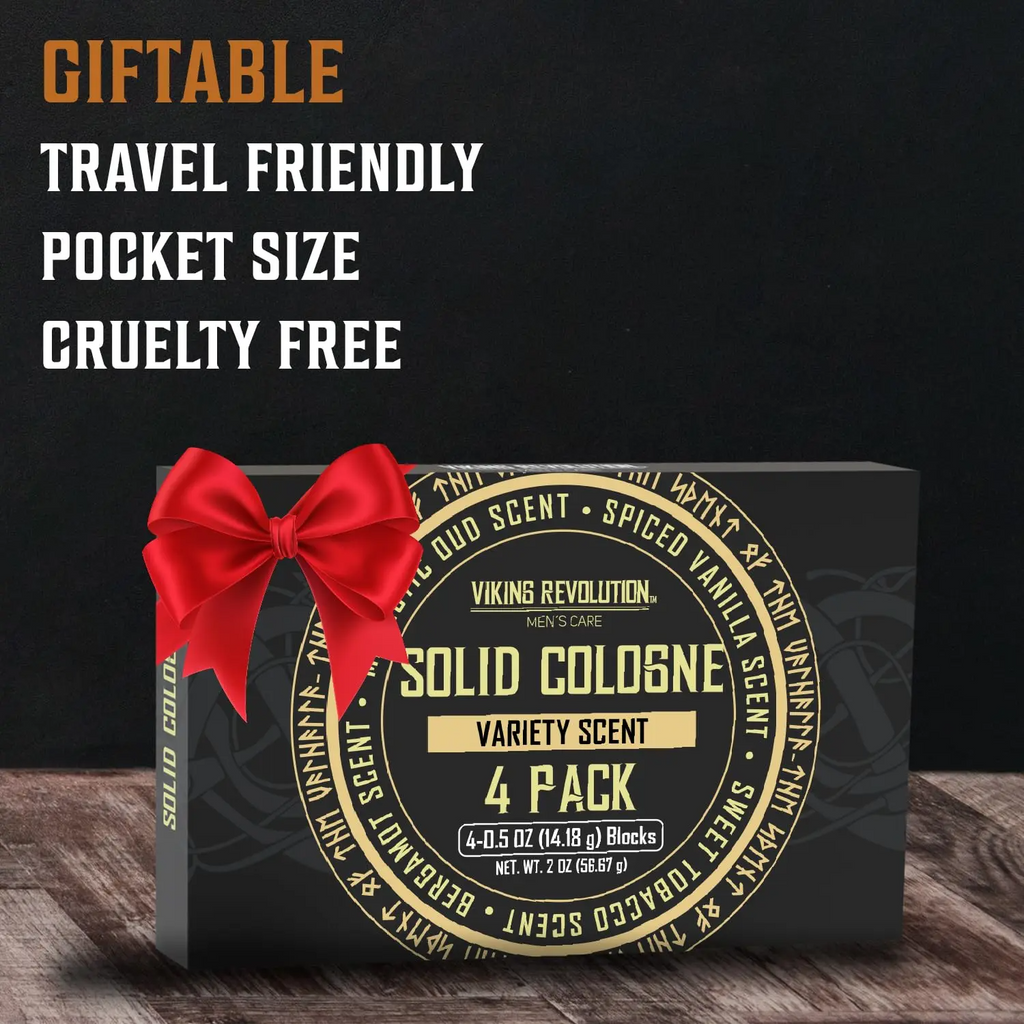 Solid Cologne for Men – Travel Size Tins | Alcohol-Free Balm | Choose Your Scent Pack