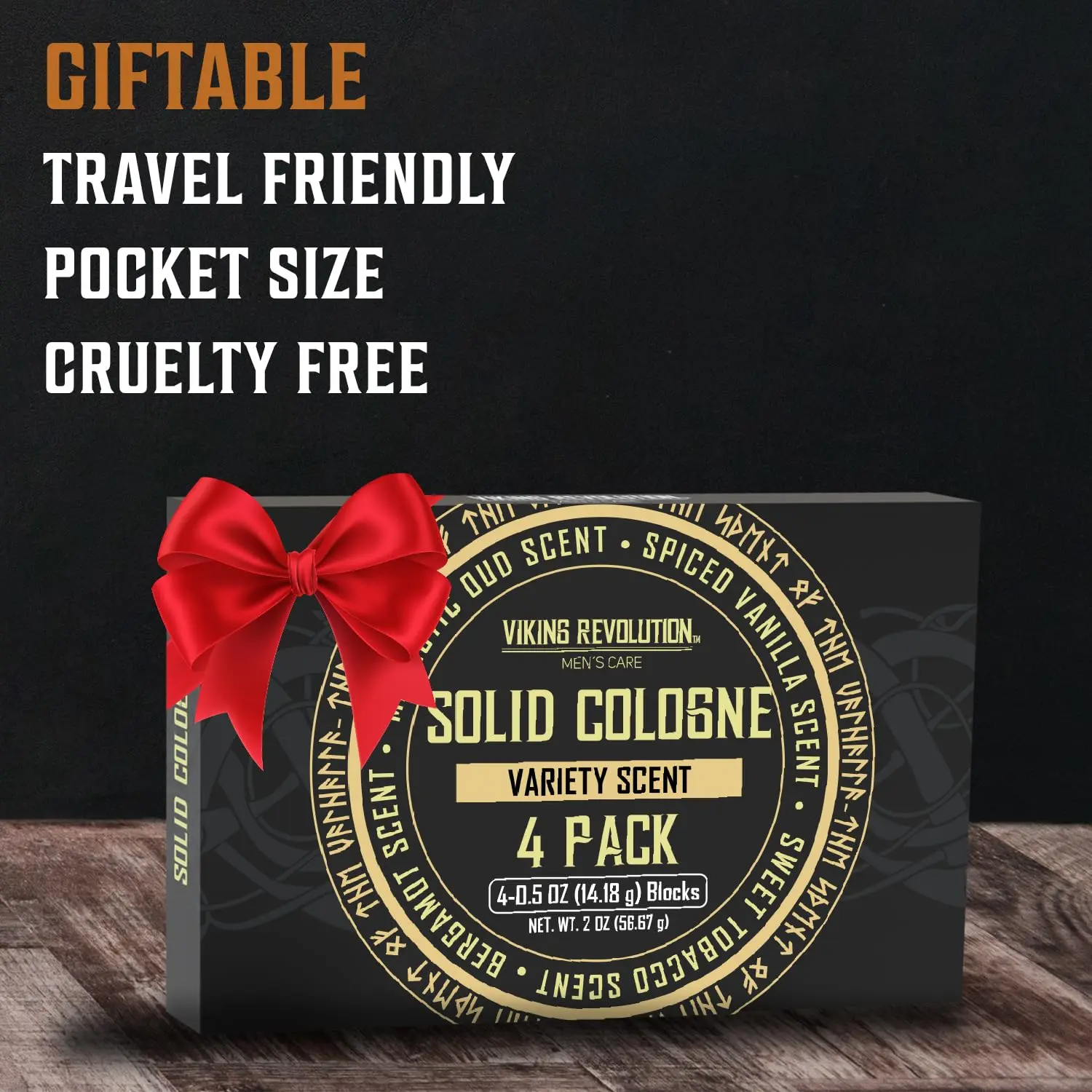 Solid Cologne for Men – Travel Size Tins | Alcohol-Free Balm | Choose Your Scent Pack