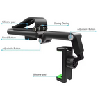 Joytutus Car Phone Mount – Long Arm, 360° Rotatable, Anti-Scratch | Hands-Free Holder for Driving & Vlogging