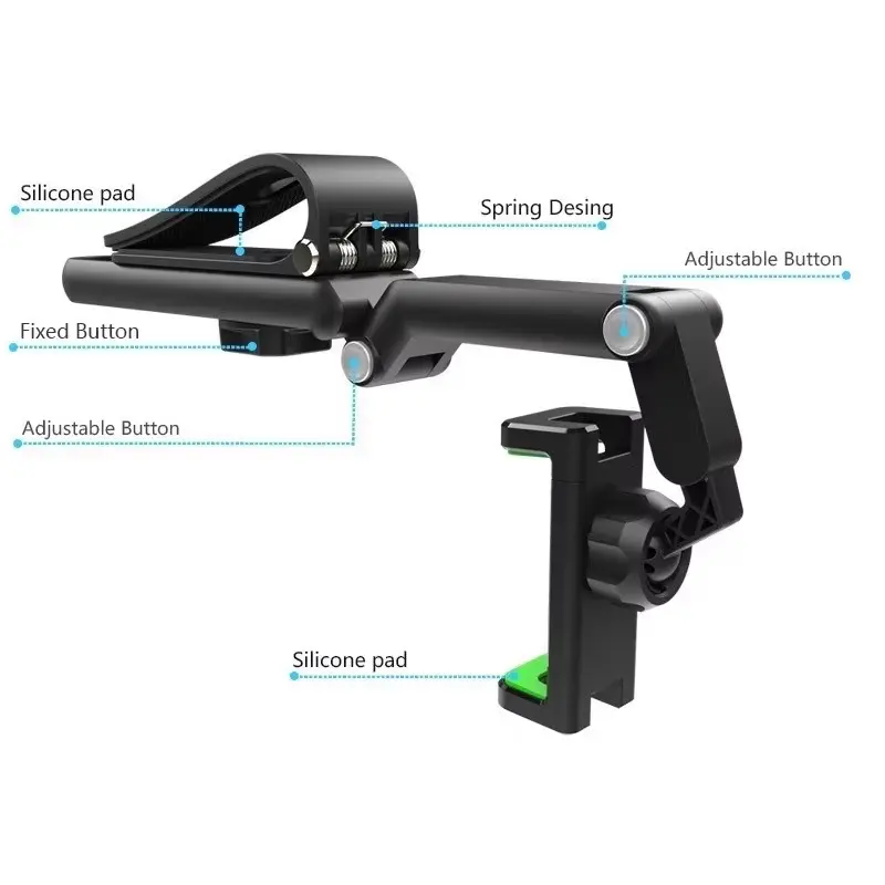 Joytutus Car Phone Mount – Long Arm, 360° Rotatable, Anti-Scratch | Hands-Free Holder for Driving & Vlogging