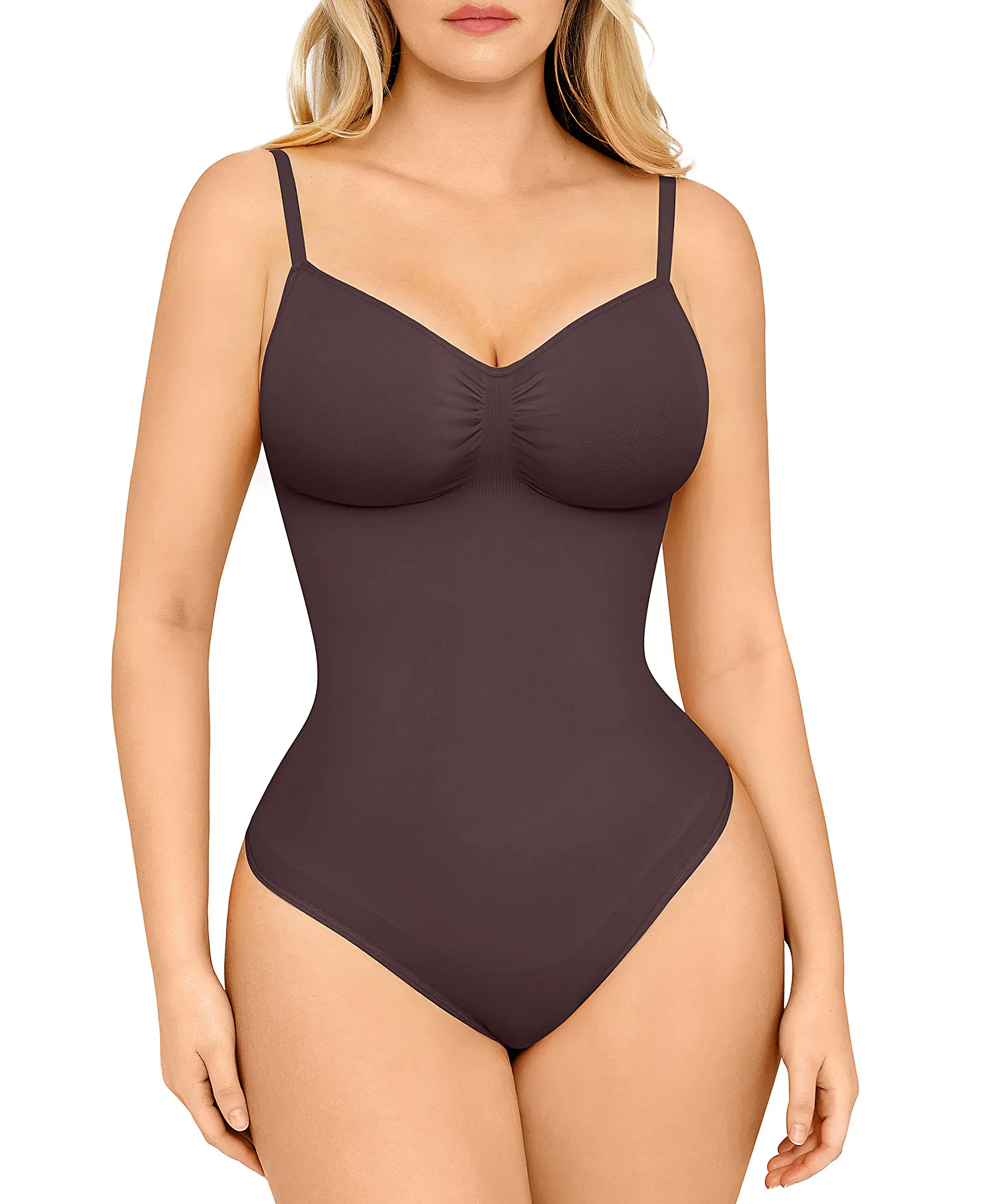 FeelinGirl Thong Bodysuit Shapewear | Seamless Tummy Control & Slimming Bodysuit