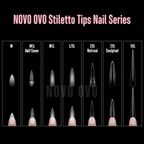 Short Sharp Stiletto Press-On Nail Tips – Extra Thick PMMA Soft Gel Full Cover