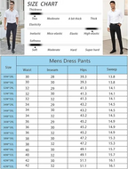 Alimens&Gentle Men's Stretch Dress Pants No Iron Golf Pants Expandable Waist Flat Front Business Casual Formal Pants