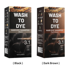 3-in-1 Herbal Hair Dye Shampoo – Ammonia-Free Gray Coverage, 500ml