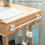 No-Drill Curtain Rod Holders – Adhesive 360° Flexible Brackets