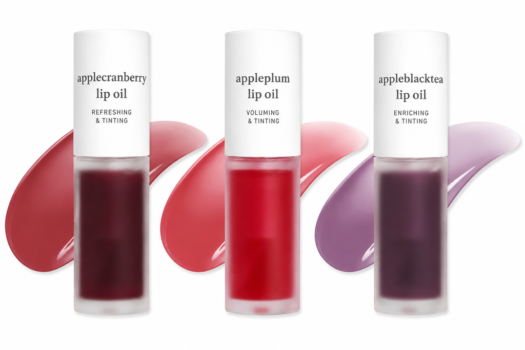 Apple Lip Oil & Lip Stain – Glowing, Tinting & Moisturizing | 16 Shades |  Skincare