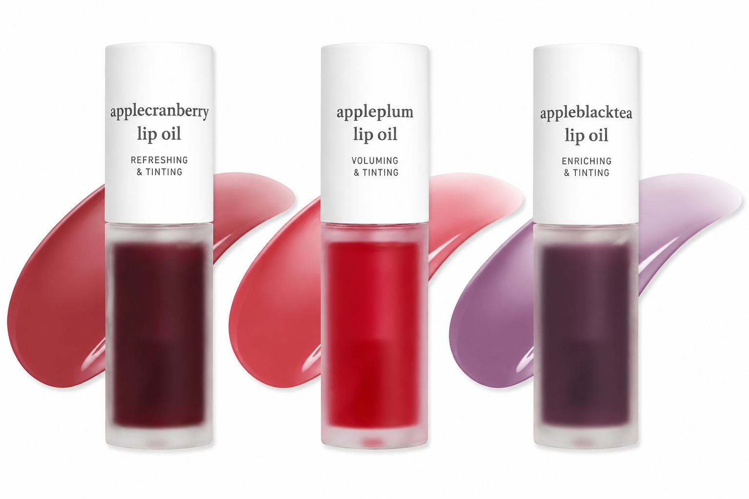 Apple Lip Oil & Lip Stain – Glowing, Tinting & Moisturizing | 16 Shades |  Skincare