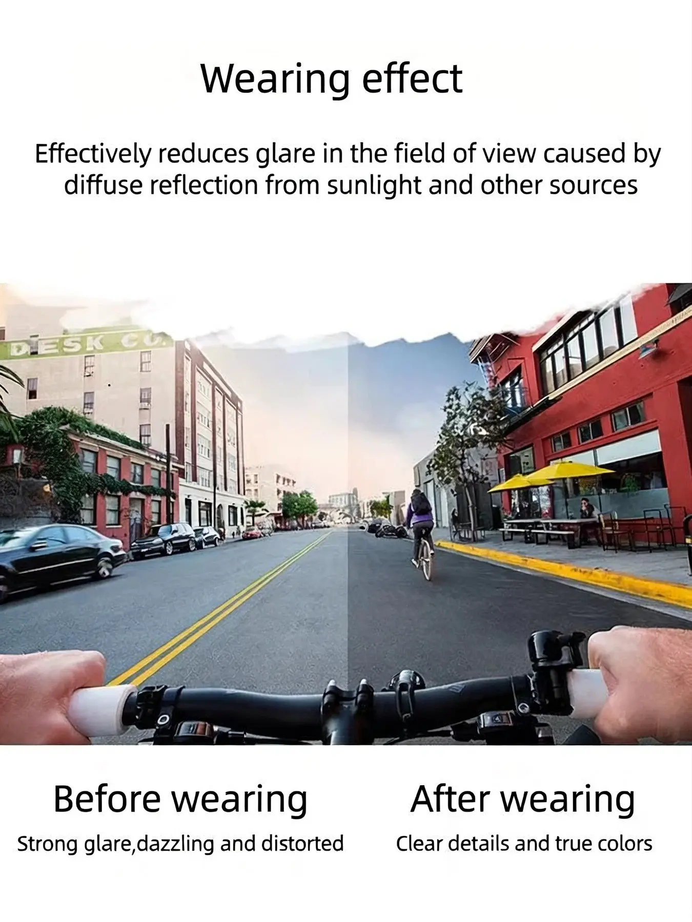 Cycling Sunglasses – Windproof UV Protection Sports Eyewear