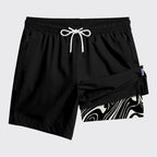 Men's 2-in-1 Swim Trunks – 6" Compression Liner, Quick-Dry, Zipper Pockets | S–2XL