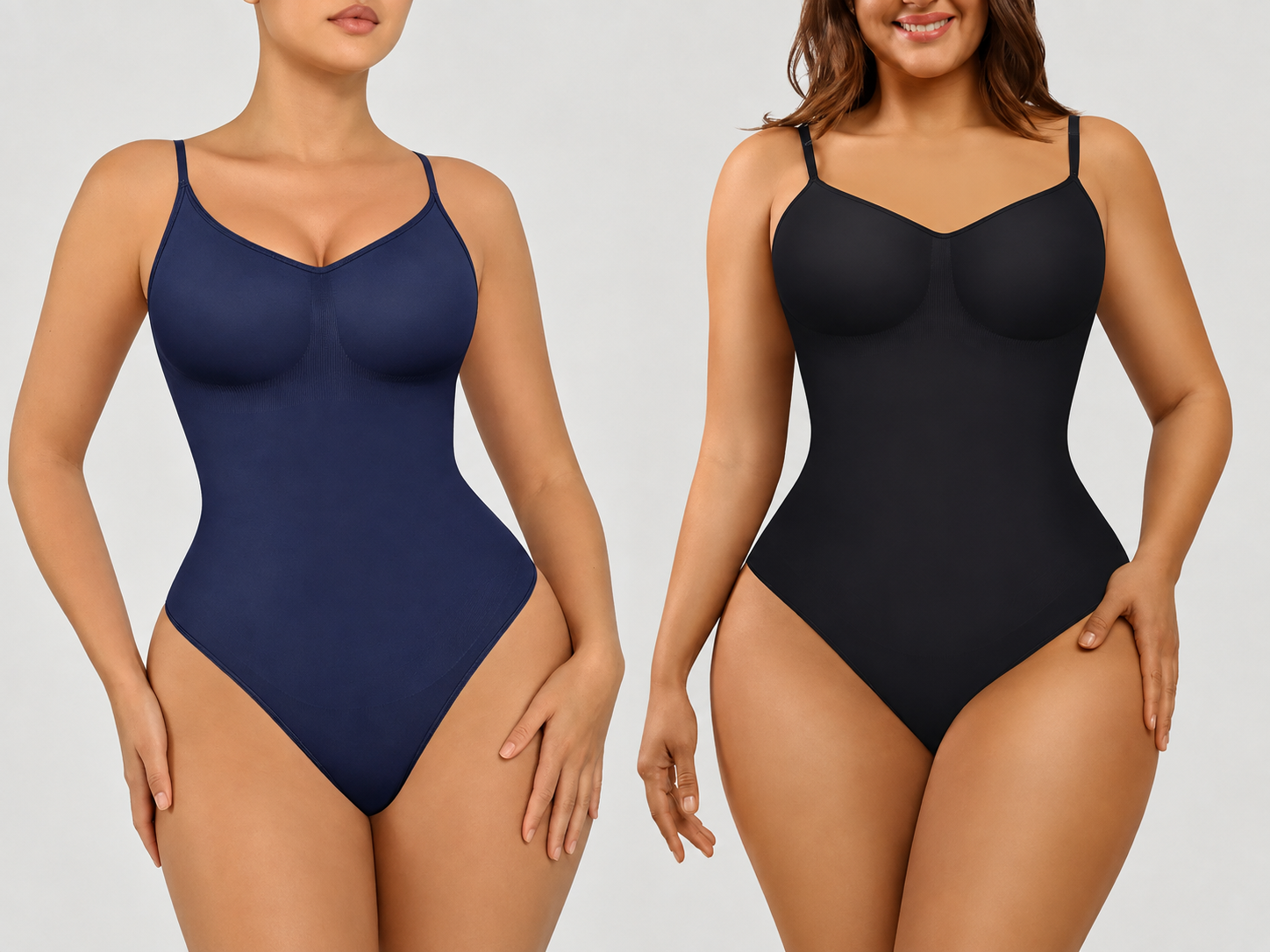 FeelinGirl Thong Bodysuit Shapewear | Seamless Tummy Control & Slimming Bodysuit